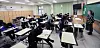 High school students take state-wide exam at a classroom in southern Seoul in 2022.
