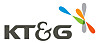 KT&G logo with multicolored abstract marks on a white background.