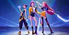Fictional K-pop girl group HUNTR/X from Netflix animated film “KPop Demon Hunters” (2025)