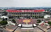 A drone view shows Estadio Azteca, also known as the Mexico City Stadium, ahead of the FIFA World Cup 2026, in Mexico City, Mexico, on May 11.