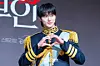 Actor Byeon Woo-seok poses for photos during a press conference for the MBC series “Perfect Crown″ at the Josun Palace Hotel in Gangnam District, southern Seoul, on April 6. [DANIELA GONZALEZ PEREZ]