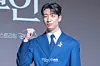 Actor Yu Su-bin poses for photos during a press conference for the MBC series “Perfect Crown″ at the Josun Palace Hotel in Gangnam District, southern Seoul, on April 6. [DANIELA GONZALEZ PEREZ]