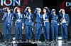 Boy band Ampers&One poses for photos during a showcase for the release of its fourth EP, “Definition,” at Nodeul Island Live House in central Seoul on April 8. [DANIELA GONZALEZ PEREZ]