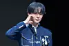 Ampers&One’s Siyun poses for photos during a showcase for the release of the group’s fourth EP, “Definition,” at Nodeul Island Live House in central Seoul on April 8. [DANIELA GONZALEZ PEREZ]