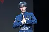 Ampers&One’s Siyun poses for photos during a showcase for the release of the group’s fourth EP, “Definition,” at Nodeul Island Live House in central Seoul on April 8. [DANIELA GONZALEZ PEREZ]