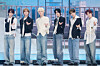 Boy band TWS poses for photos during a showcase for the release of its fifth EP “No tragedy” at Yes24 Live Hall in eastern Seoul on April 27. [DANIELA GONZALEZ PEREZ]