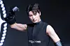 Big Ocean’s Kim Ji-seok poses for photos during a showcase for the release of the group’s third EP, “The Greatest Battle,” at the Showking K-pop Center in western Seoul on March 3. [DANIELA GONZALEZ PEREZ]