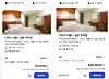 Two screen captures, taken at different times, of the same accommodation listing in Busan [SCREEN CAPTURE]