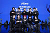 Boy band xikers poses for photos during a press showcase for its seventh EP, ″Route Zero: The Ora,″ at NOL Theater Tongyang Life Insurance Hall in Mapo District, western Seoul, on May 19. [KQ ENTERTAINMENT]