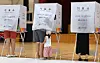 Eligible voters cast their ballots for the 2026 local elections at a polling station in Daejeon on June 3. [JOONGANG ILBO]