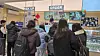 Customers line up to order at ChaPanda, a Chinese milk tea store, in Mapo District, western Seoul, on March 10. [NOH YU-RIM]
