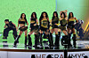 Katseye performs during the 68th annual Grammy Awards ceremony at Crypto.com Arena in Los Angeles Feb. 1. [EPA/YONHAP]