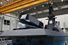 A Bigung launcher is mounted on LIG D&A’s unmanned surface vessel Haegeom-II. [LIG D&A]