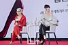 Actors Meryl Streep and Anne Hathaway answer questions during a press conference for the upcoming film “The Devil Wears Prada 2” at the Four Seasons Hotel Seoul in Jongno District, central Seoul, on April 8. [DANIELA GONZALEZ PEREZ]