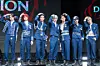 Ampers&One poses for photos during a press showcase for its fourth EP, ″Definition,″ at Nodeul Live House in central Seoul on April 8. [DANIELA GONZALEZ PEREZ]
