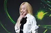 aespa’s Winter poses for photos during a press conference for the release of the group’s second full-length album “Lemonade” at Sofitel Ambassador Seoul Hotel in southern Seoul on May 28. [DANIELA GONZALEZ PEREZ]