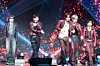 Boy band AND2BLE performs ″Curious,″ the lead track of its first EP ″Sequence 01: Curiosity,″ during its debut showcase held at Blue Square Woori WON Banking Hall in Yongsan District, central Seoul, on May 26. [DANIELA GONZALEZ PEREZ]