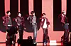Boy band AND2BLE performs ″Curious,″ the lead track of its first EP ″Sequence 01: Curiosity,″ during its debut showcase held at Blue Square Woori WON Banking Hall in Yongsan District, central Seoul, on May 26. [DANIELA GONZALEZ PEREZ]