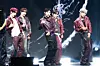 Boy band AND2BLE performs ″Curious,″ the lead track of its first EP ″Sequence 01: Curiosity,″ during its debut showcase held at Blue Square Woori WON Banking Hall in Yongsan District, central Seoul, on May 26. [DANIELA GONZALEZ PEREZ]