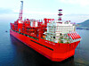 A large floating liquefied natural gas production facility built by Samsung Heavy Industries [SAMSUNG HEAVY INDUSTRIES]