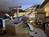 Part of the ceiling has collapsed in the food hall on the basement level of Lotte Department Store’s Centum City branch in Haeundae District, Busan, at around 3:03 p.m. on May 31. [BUSAN METROPOLITAN CITY FIRE AND DISASTER HEADQUARTERS]
