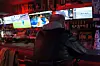 Paul, 78, sits at a bar where Aaron Amaya works in Itaewon, central Seoul, on March 29. Paul's Korean partner said ″I love you″ to him two weeks after they started dating. [KIM JU-YEON]