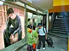 Pedestrians walk past a Marithe Francois Girbaud store at Gwangjang Market in Jongno District, central Seoul, on Oct. 1, 2025. [JOONGANG ILBO]