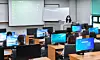 North Korean defectors attend a computer lab class at Hanawon, a government-run resettlement education center in Anseong, Gyeonggi, on July 10, 2023. [JOINT PRESS CORPS]