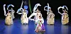 Choi Chang-deok, center, performs a “salpuri” dance with female dancers. The dance is considered one of the most artistically refined forms of Korean traditional dance. [PARK SANG-MOON]