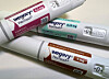 Injection pens of Novo Nordisk's weight loss drug Wegovy are shown in this photo taken in Oslo on Nov. 21, 2023. [REUTERS/YONHAP]