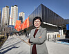 Seoul Museum of Art Director Choi Eun-ju poses in front of the newly-opened Seo-Seoul Museum of Art in Geumcheon District, southern Seoul, on March 13. [PARK SANG-MOON]