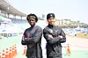 Sprinters Biwesa Daniel Kashama of Ansan City Hall, left, and Joel Jin Nwamadi of Yecheon County Office [KOREA ASSOCIATION OF ATHLETICS FEDERATIONS]