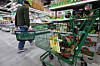 A customer shops at a supermarket in Seoul on April 6. The Iran war has fueled inflationary pressure in Korea, as it heavily relies on the Middle East for crude oil. [NEWS1]