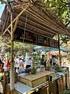 A menu board at an ice cream stall inside Sun World Hon Thom Nature Park in southern Phu Quoc features Korean translations underneath the English text, reflecting the island's focus on its largest tourist market. [SEO JI-EUN]