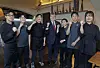 El Molino chefs, including Jin Woo-bum, third left, with Mexican Ambassador to Korea Carlos Peñafiel Soto at the restaurant [PARK SANG-MOON]