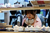 A visitor looks at teapots and teacups at the 2025 Myung Won World Tea Expo at Coex in Gangnam District, southern Seoul, on Sept. 11, 2025. [NEWS1]