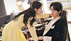 IU as conglomerate heir Seong Hee-ju and Byeon Woo-seok as Prince I-an in the romantic comedy series ″Perfect Crown″ [MBC]