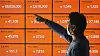 A digital screen shows cryptocurrency prices on Tuesday at Bithumb’s office in Gangnam, southern Seoul. More Korean investors are now scrambling to jump into cryptocurrency investments as stocks have been weak recently.[YONHAP]