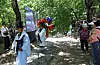 People reenact a scene of Danoje ritual in Gangneung in Gangwon on May 31, weeks ahead of main Danoje festival scheduled in mid-June.