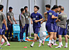 Korean national footballers participate in a training session near Guadalajara in Mexico for the FIFA World Cup 2026 on June 15.