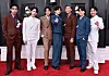 K-pop boy band BTS appears at the 64th Annual Grammy Awards in Las Vegas on April 3, 2022.