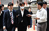 Shincheonji official attends a questioning session held at the Seoul Central District Court in Seocho District, southern Seoul, on June 17.