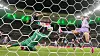 Mexico goalkeeper Raul Rangel makes a save on the goal line during the FIFA World Cup 2026 Group A match between Mexico and Korea in Zapopan, near Guadalajara, Mexico on June 18.