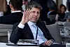 OpenAI CEO Sam Altman waves his hand during the G7 Summit in Evian-les-Bains, France, June 17.