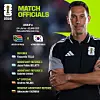 An announcement of match officials for a FIFA World Cup 2026 match between Korea and South Africa