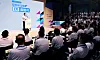 Han Seong-sook, the minister of SMEs and startups, speaks at a ceremony for the Startup For All Project in western Seoul on June 16.