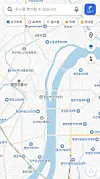 Kakao Map shows detailed map of Pyongyang in North korea