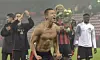 Cho Gue-sung shouts on football field after his return to the club in September 2025.