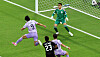 Cho Gue-sung shows his header during a World Cup match against Mexico on June 18.