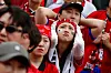 Fans of Korea watch the match of the FIFA World Cup 2026 between Korea and the South Africa, at the Gwanghwamun square in central Seoul on June 25,